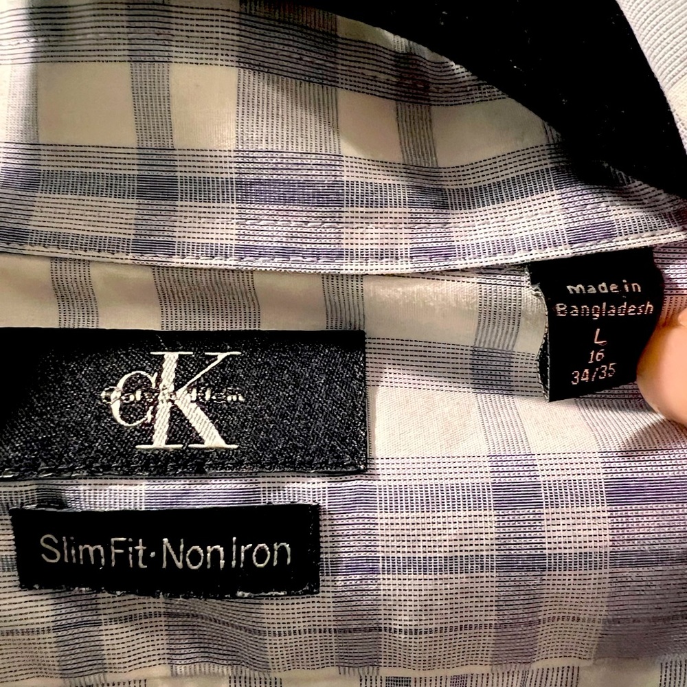 Calvin Klein Plaid Botton Down Shirt